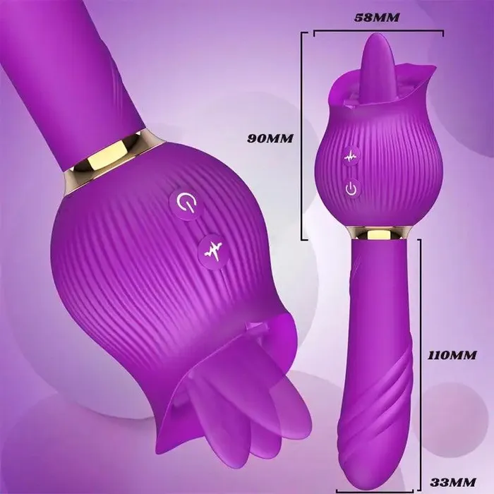 Inyarose Vibrators Rose GSpot Inverter Tongue Vibrator