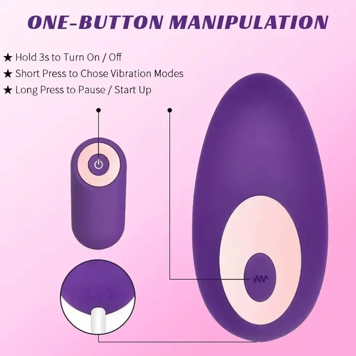 Inyarose Wireless Remote Control Wearable Invisible Vibrating Egg Female Sex Toys