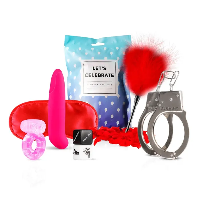 Loveboxxx Couples Loveboxxx Lets Celebrate 7 Piece Sex Toy Gift Set