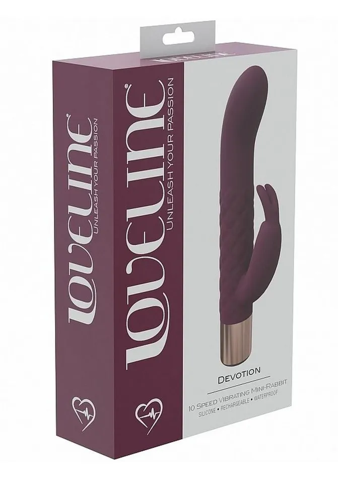 Loveline Female Sex Toys Loveline Devotion Silicone Rechargeable 10 Speed Mini Rabbit