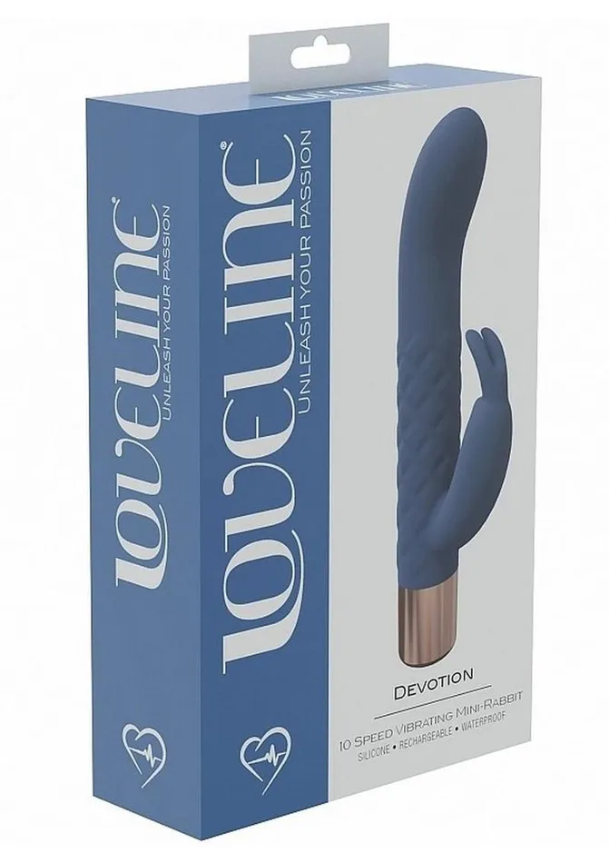Loveline Female Sex Toys Loveline Devotion Silicone Rechargeable 10 Speed Mini Rabbit