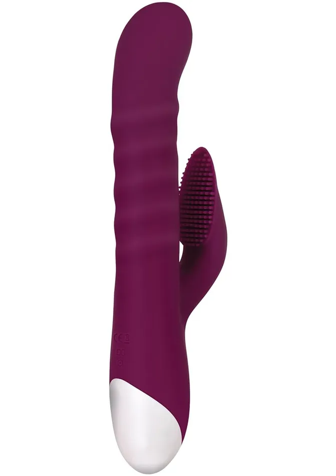 Lovely Lucy Rechargeable Silicone Dual Vibrator with Clitoral Stimulator Evolved Female Sex Toys Lovely Lucy Rechargeable Silicone Dual Vibrator with Clitoral Stimulator Evolved Female Sex Toys