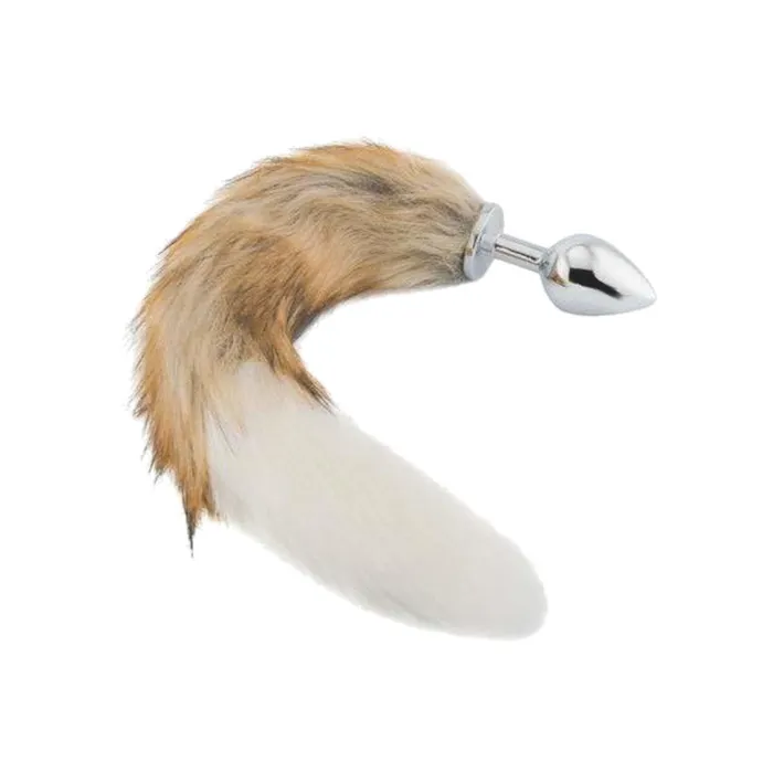 Male Sex Toys Brown Cat Metal Tail 17 Love Plugs