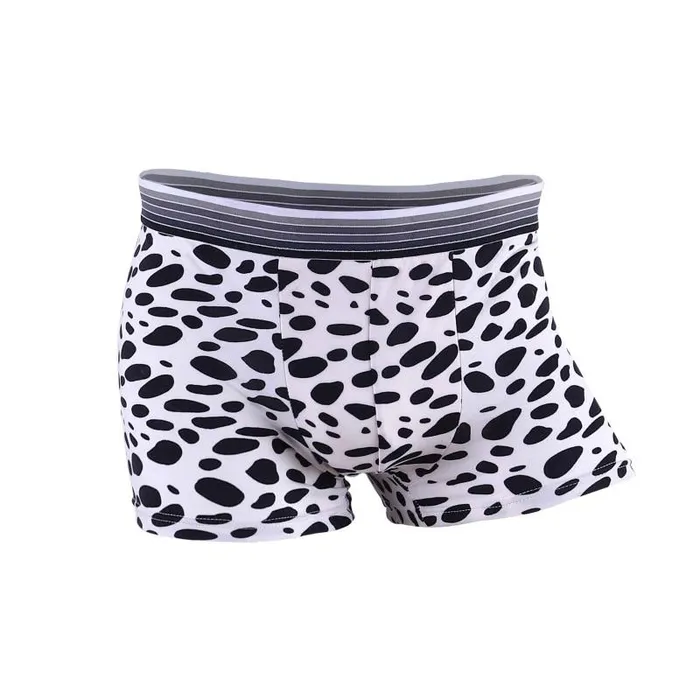 Male Sex Toys Ice Silk Soft Breathable Fashion Young Mens Boxers Cartoon Skull Personality U Pouch Seamless Underpants Versaley