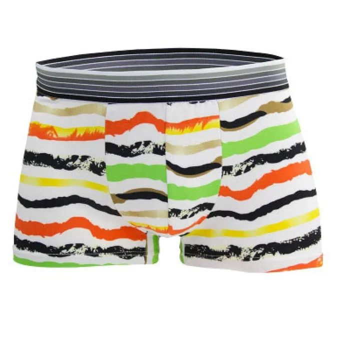 Male Sex Toys Ice Silk Soft Breathable Fashion Young Mens Boxers Cartoon Skull Personality U Pouch Seamless Underpants Versaley