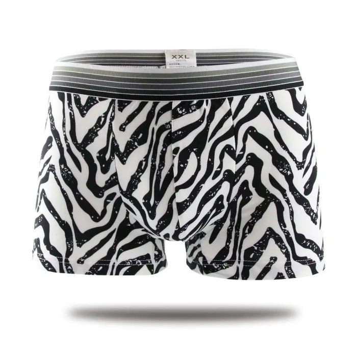 Male Sex Toys Ice Silk Soft Breathable Fashion Young Mens Boxers Cartoon Skull Personality U Pouch Seamless Underpants Versaley