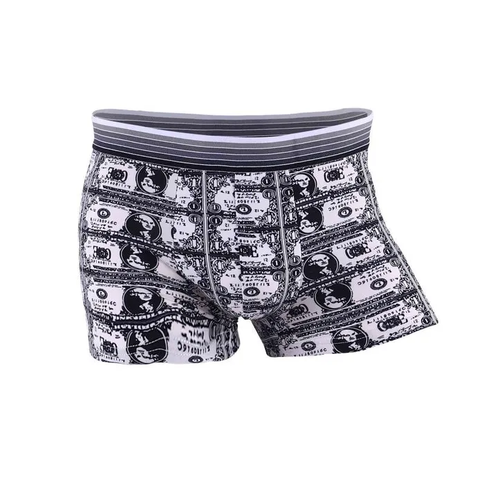 Male Sex Toys Ice Silk Soft Breathable Fashion Young Mens Boxers Cartoon Skull Personality U Pouch Seamless Underpants Versaley