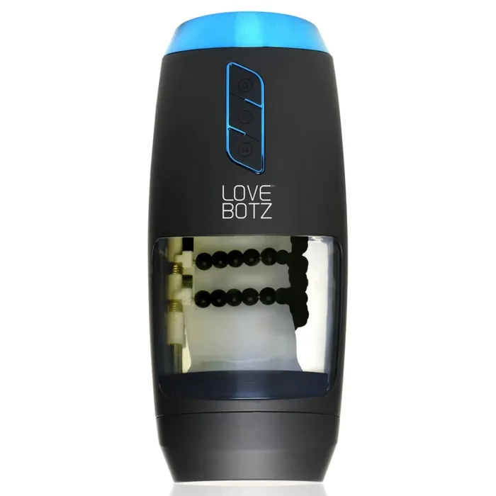 Male Sex Toys LoveBotz LoveBotz Auto Milker Slider 18X Stroking Masturbator Black Clear Male Sex Toys LoveBotz LoveBotz Auto Milker Slider 18X Stroking Masturbator Black Clear