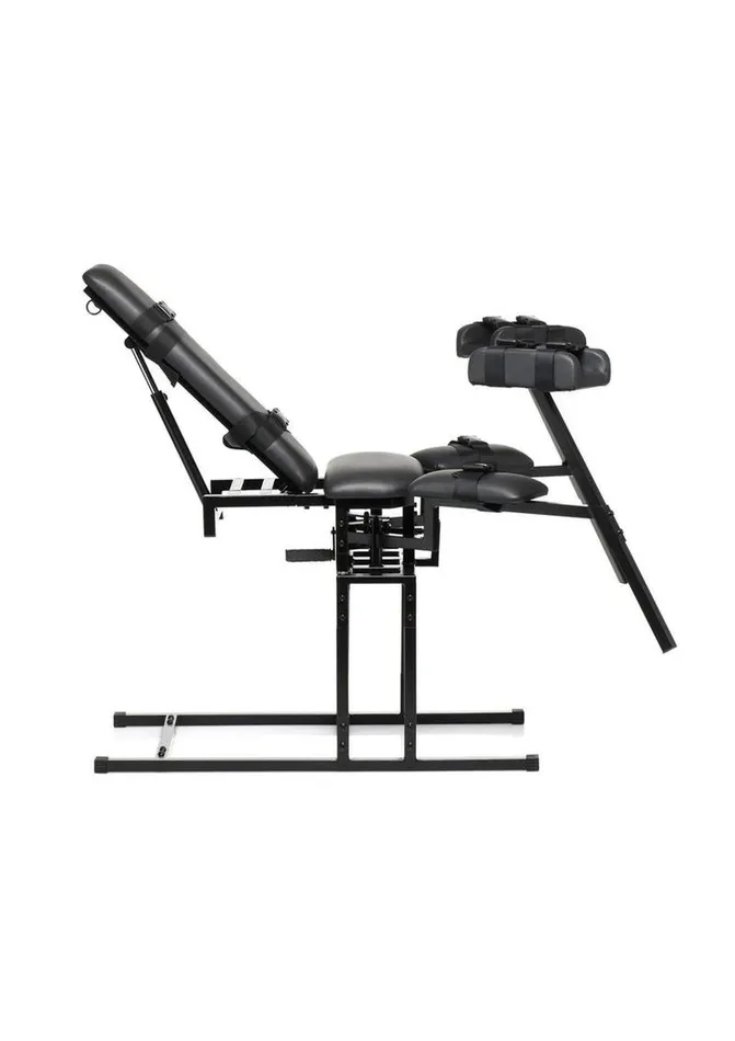 Male Sex Toys Master Series Master Series Leg Spreader Obedience Chair