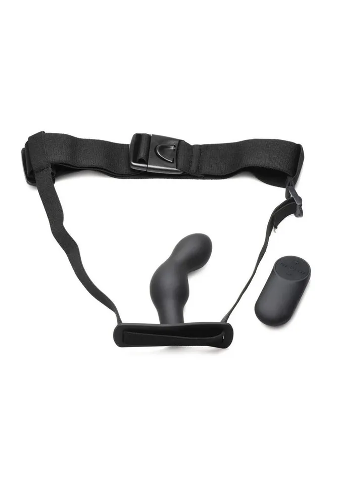 Male Sex Toys Master Series Master Series PSpot Plugger 28x Rechargeable Silicone Prostate Plug with Harness and Remote Control Male Sex Toys Master Series Master Series PSpot Plugger 28x Rechargeable Silicone Prostate Plug with Harness and Remote Control
