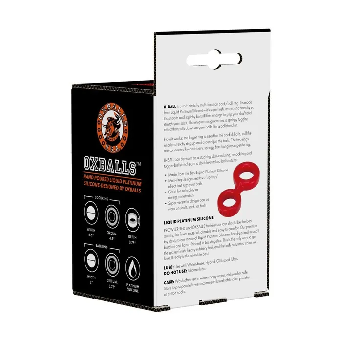 Male Sex Toys Prowler RED Prowler RED By Oxballs 8BALL Cock Ring Ball Tugger Red Male Sex Toys Prowler RED Prowler RED By Oxballs 8BALL Cock Ring Ball Tugger Red