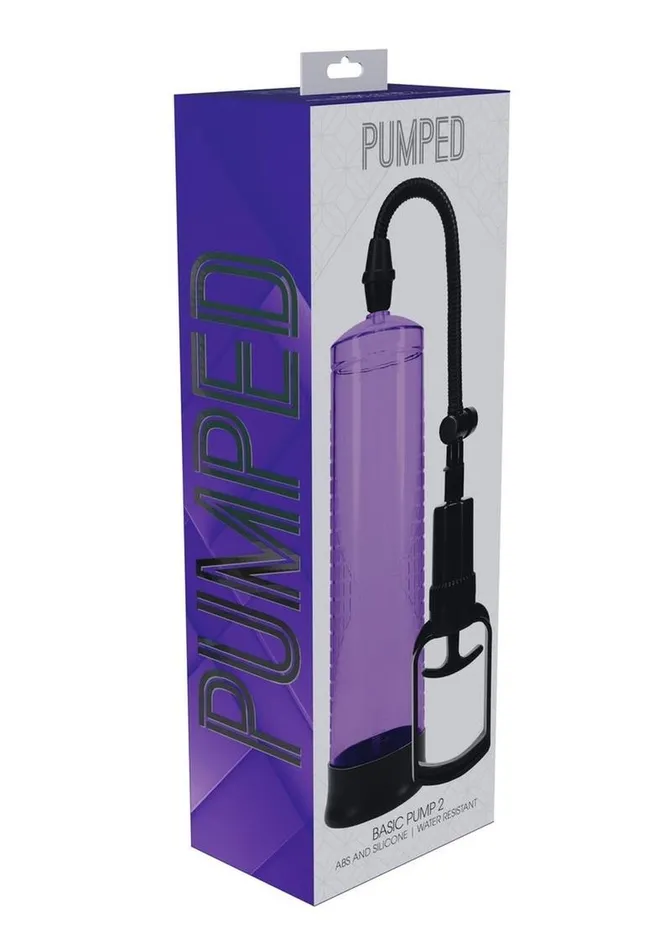 Male Sex Toys Pumped Pumped Basic Pump 2 Water Resistant Silicone Penis Pump