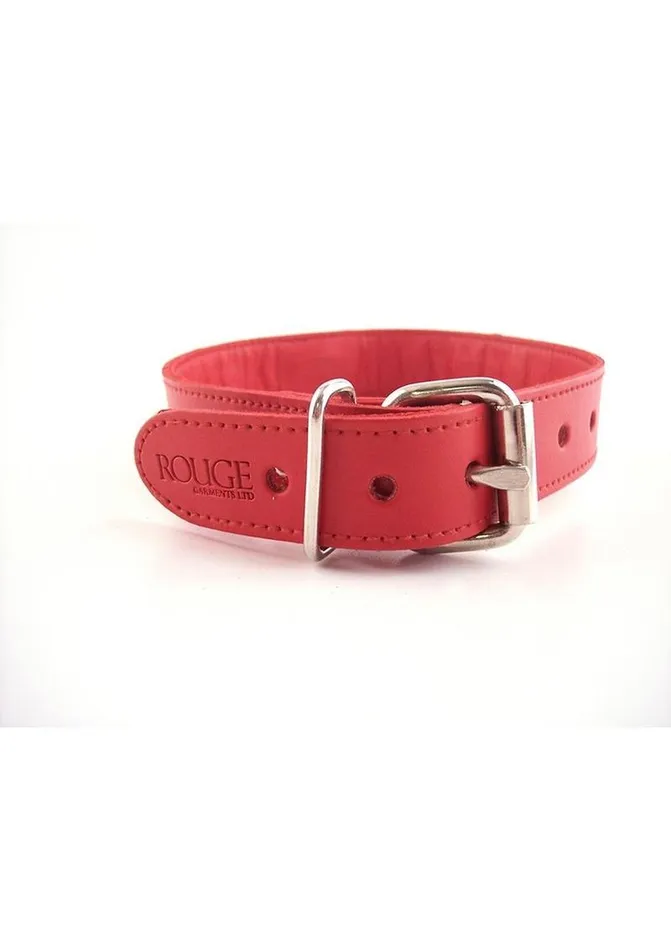 Male Sex Toys Rouge Rouge O Ring Studded Adjustable Leather Collar