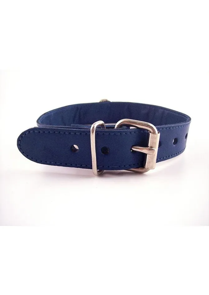 Male Sex Toys Rouge Rouge O Ring Studded Adjustable Leather Collar
