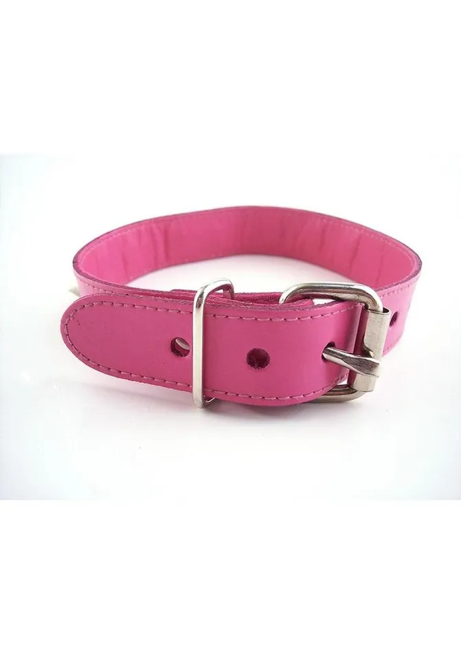 Male Sex Toys Rouge Rouge O Ring Studded Adjustable Leather Collar