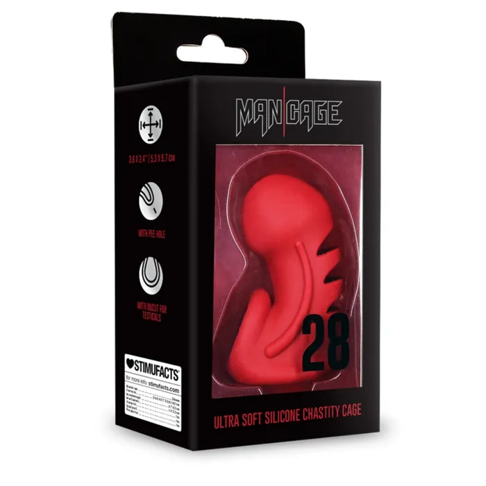 Man Cage Chastity Cock Cage Ultra Soft Silicone Model 28 Red Man Cage Male Sex Toys Man Cage Chastity Cock Cage Ultra Soft Silicone Model 28 Red Man Cage Male Sex Toys