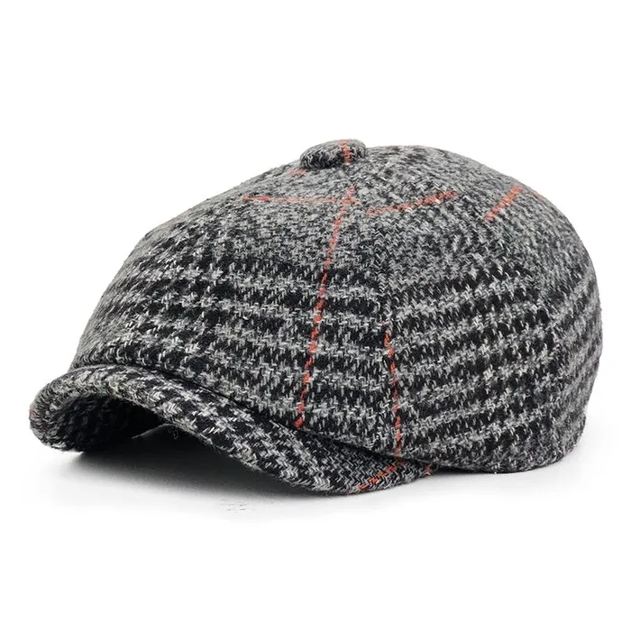 mysite Landek Newsboy Wool Cap Vibrators