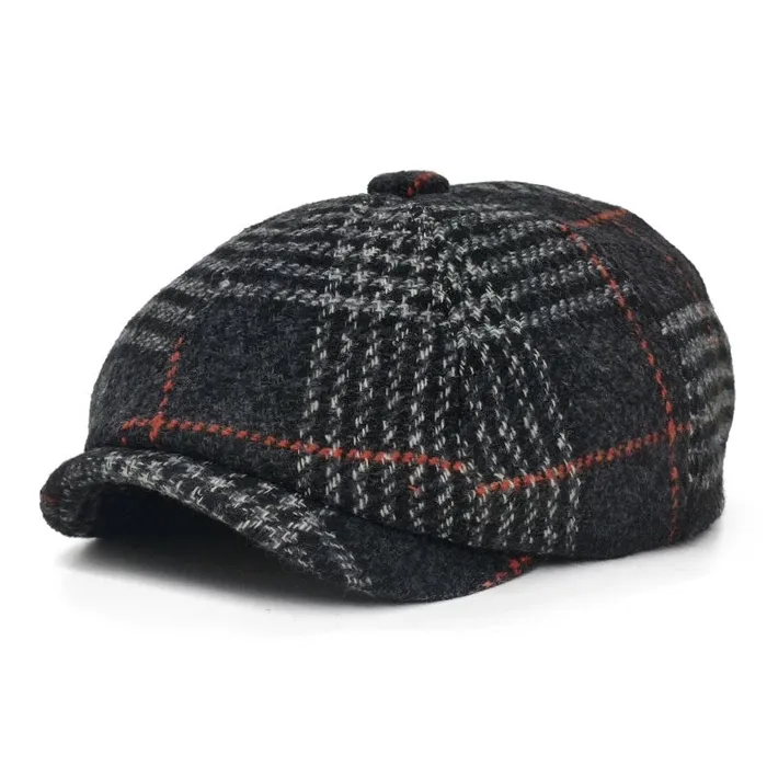 mysite Landek Newsboy Wool Cap Vibrators