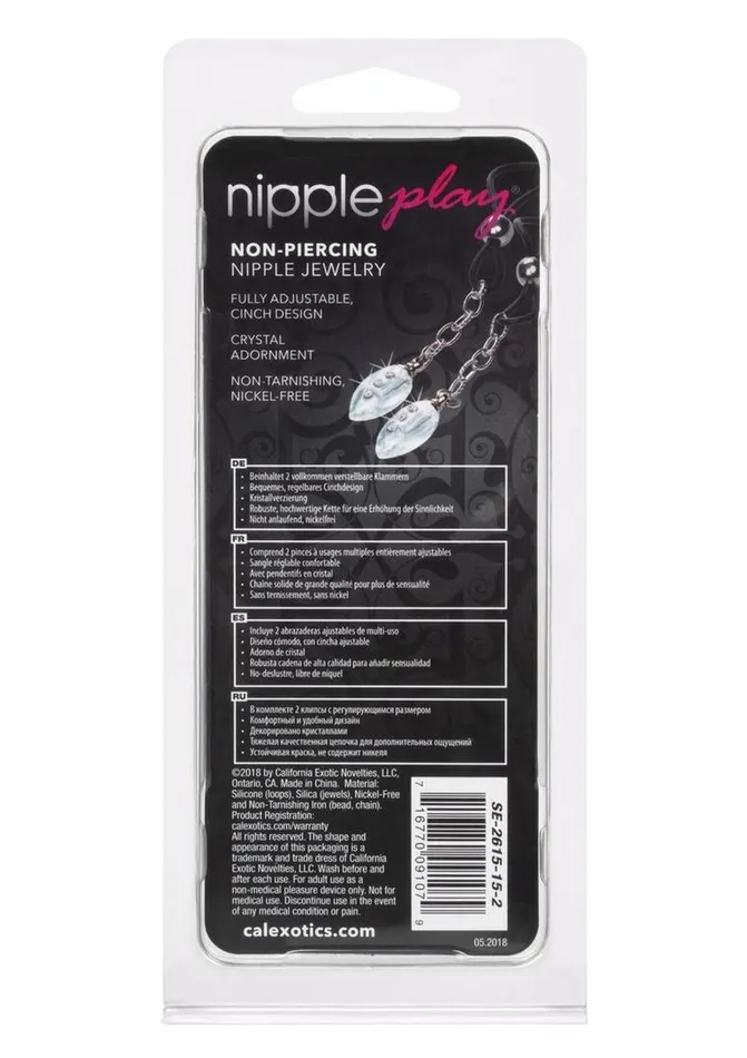 Nipple Play Couples Nipple Play NonPiercing Nipple Jewelry Crystal Teardrop Nipple Play Couples Nipple Play NonPiercing Nipple Jewelry Crystal Teardrop