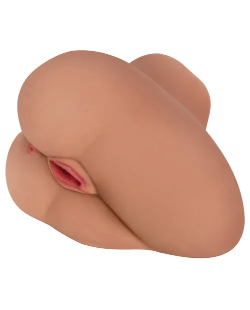 Open Desires Vibrators Curve Mistress Vibrating BioSkin Side Saddle Alexis Latte
