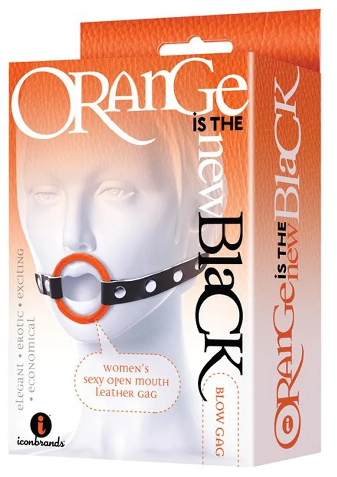 Orange is the New Black Restraints Orange Is The New Black Blow Gag Open Mouth Leather Gag