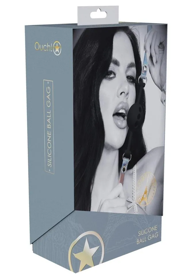 Ouch Paris Collection Silicone Ball Gag Ouch Male Sex Toys