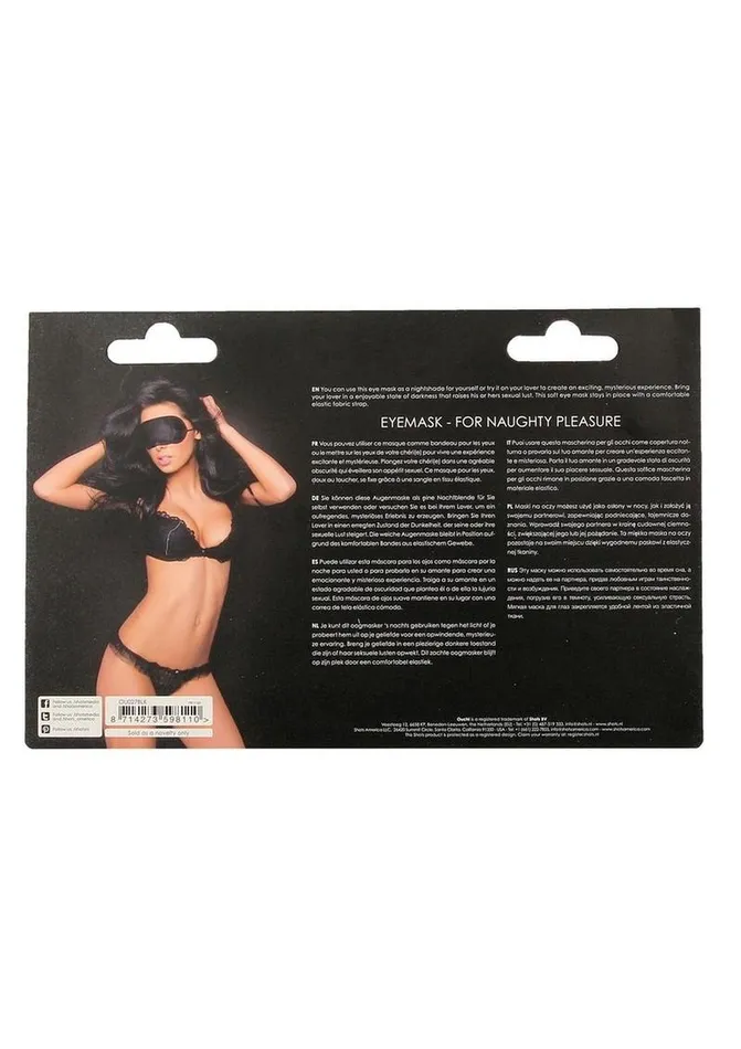 Ouch Soft Eyemask Ouch Male Sex Toys Ouch Soft Eyemask Ouch Male Sex Toys