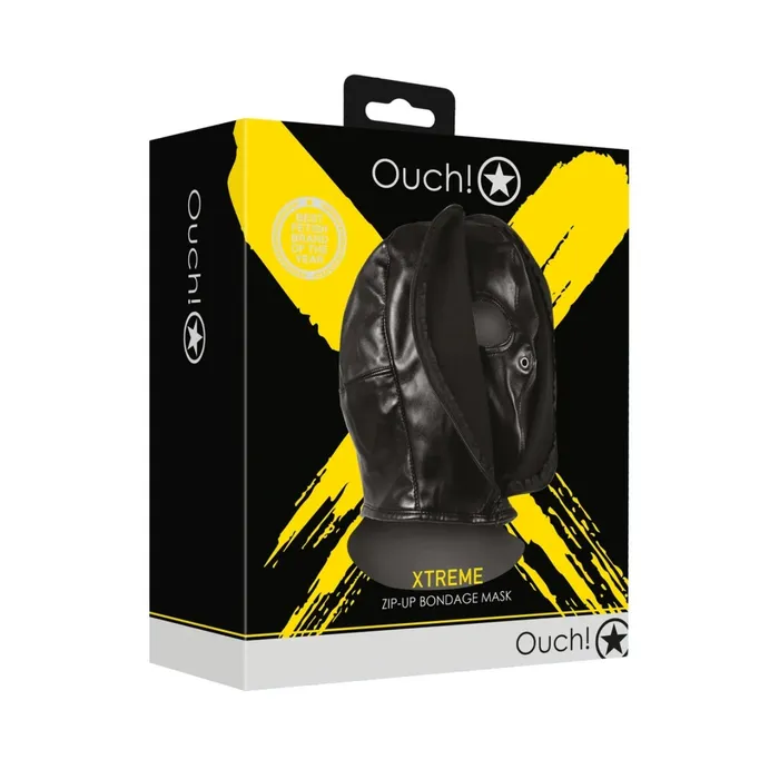 Ouch Xtreme Couples Ouch Xtreme Zip Up Bondage Mask Black Ouch Xtreme Couples Ouch Xtreme Zip Up Bondage Mask Black