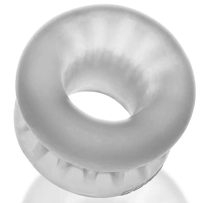 Oxballs Oxballs Core Gripsqueeze Ball Stretcher Clear Ice Male Sex Toys