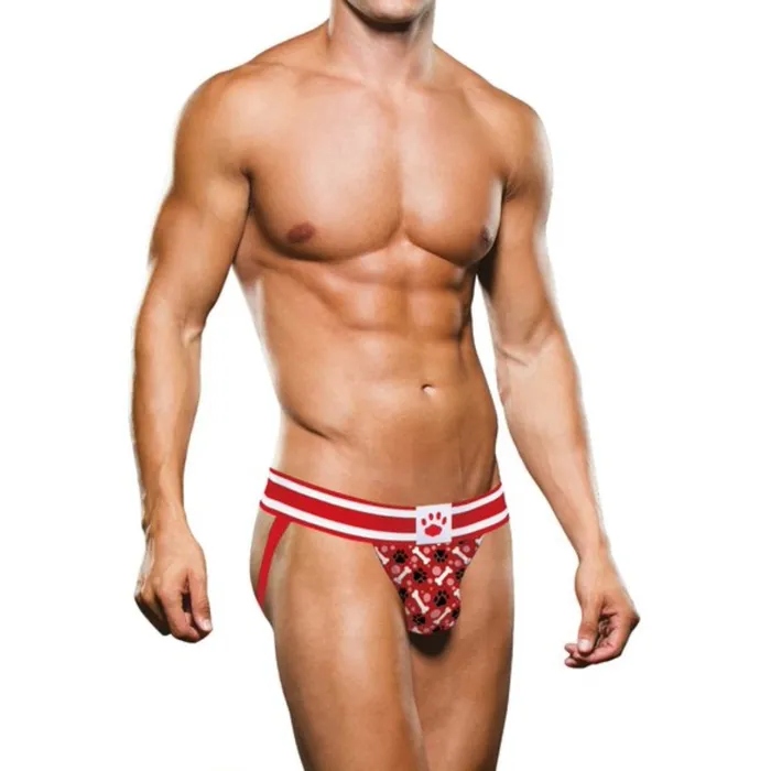 Prowler Red Paw Jock Strap Red White Prowler Vibrators