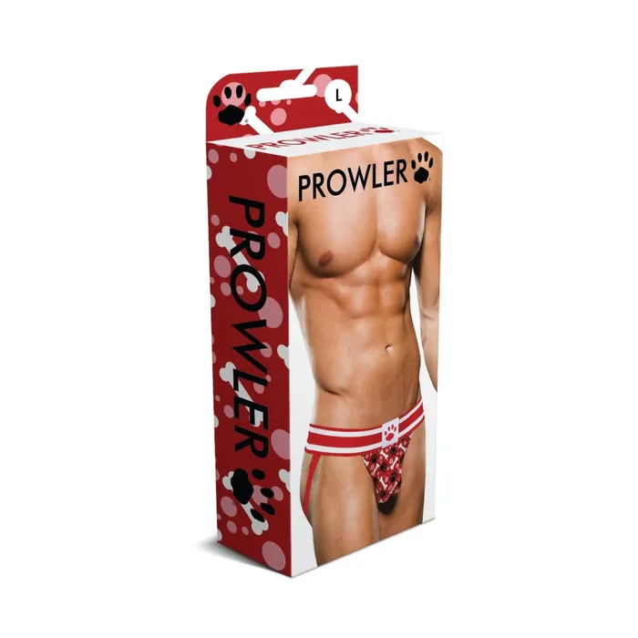 Prowler Red Paw Jock Strap Red White Prowler Vibrators