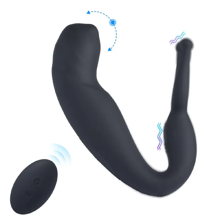 Remote Control Prostate Massager Vibrating Penis Ring orgasmaide Male Sex Toys