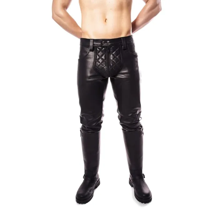 Restraints Prowler RED Prowler RED Leather Rider Jeans Black