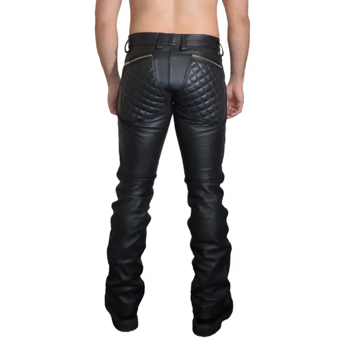 Restraints Prowler RED Quilted Leather Sailor Jeans Black Prowler RED