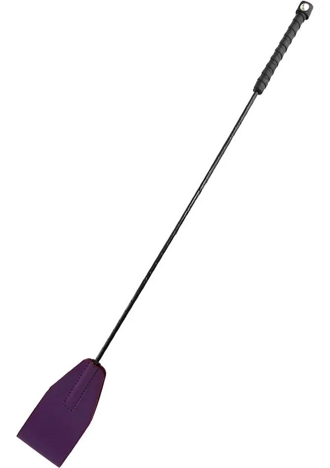 Restraints Rouge Fifty Times Hotter Leather Riding Crop Rouge
