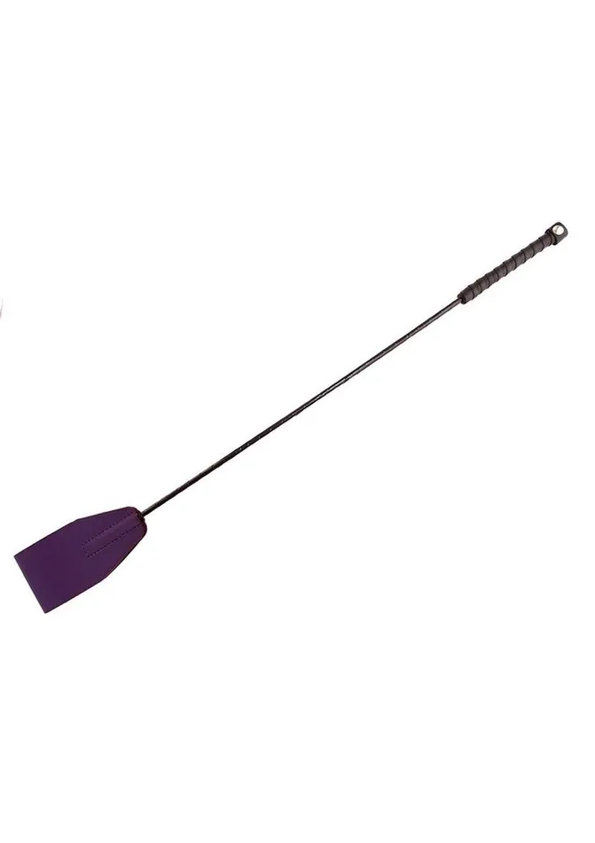 Restraints Rouge Fifty Times Hotter Leather Riding Crop Rouge