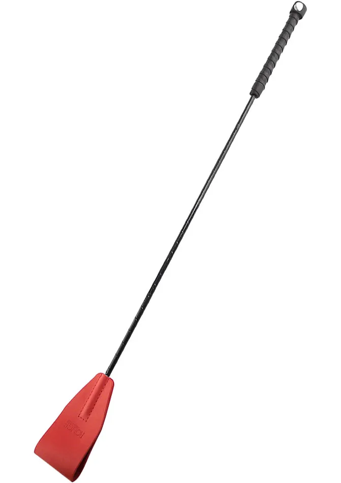Restraints Rouge Fifty Times Hotter Leather Riding Crop Rouge