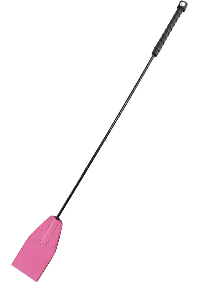 Restraints Rouge Fifty Times Hotter Leather Riding Crop Rouge