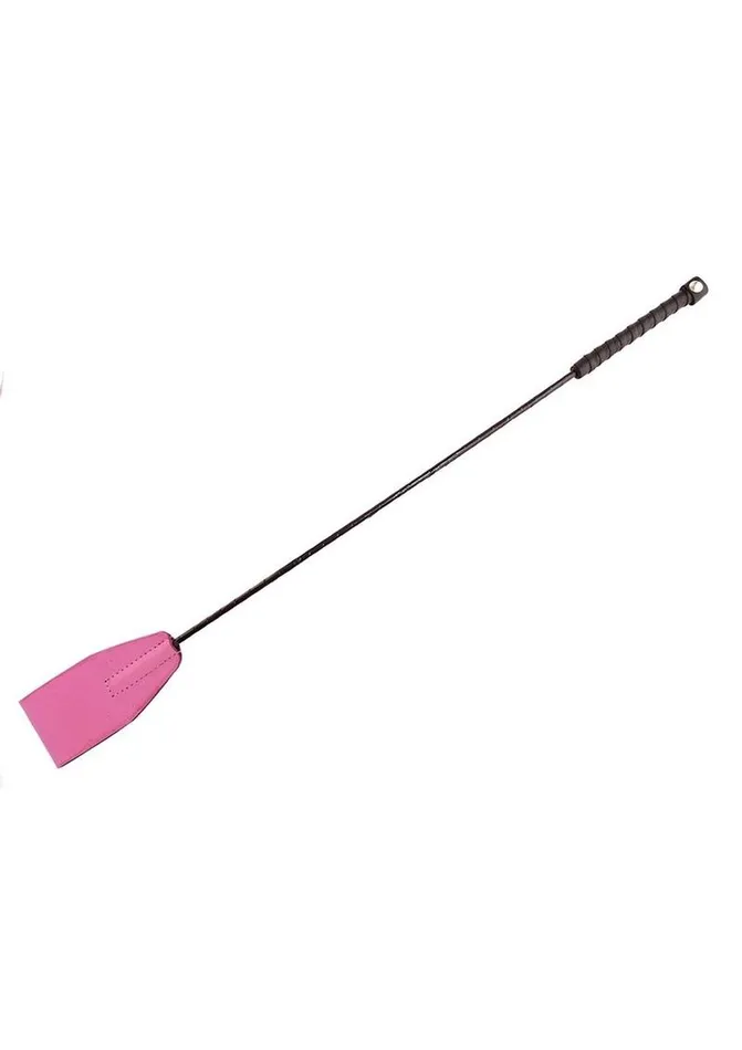 Restraints Rouge Fifty Times Hotter Leather Riding Crop Rouge