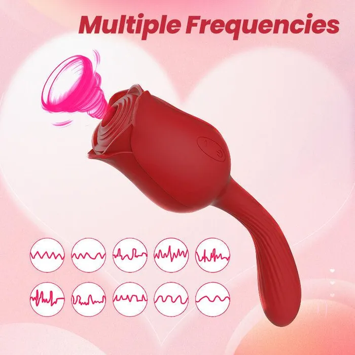 Rose Sucker 2in1 Toy Inyarose Vibrators