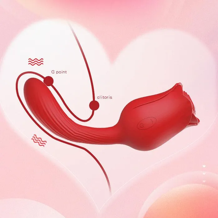 Rose Sucker 2in1 Toy Inyarose Vibrators