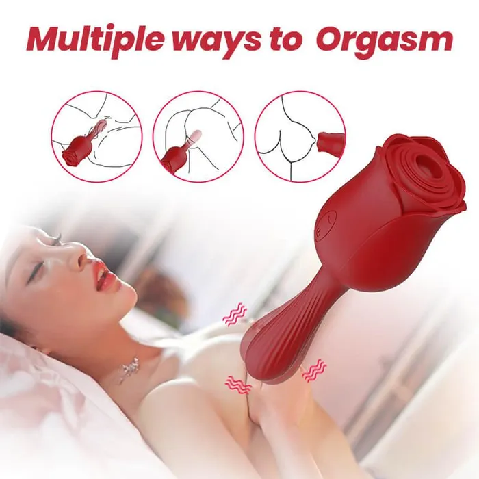Rose Sucker 2in1 Toy Inyarose Vibrators