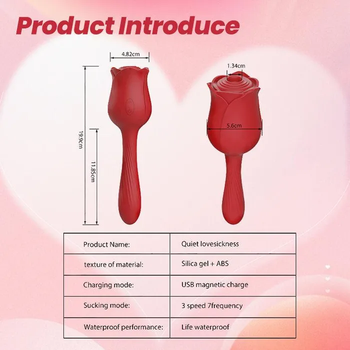 Rose Sucker 2in1 Toy Inyarose Vibrators