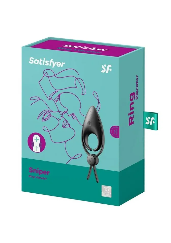 Satisfyer Men Sniper Rechargeable Silicone Vibrating Cock Ring Satisfyer Male Sex Toys