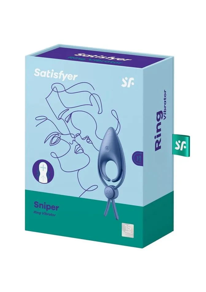 Satisfyer Men Sniper Rechargeable Silicone Vibrating Cock Ring Satisfyer Male Sex Toys
