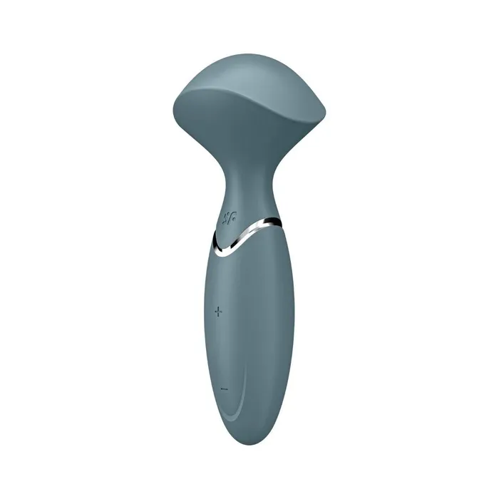Satisfyer Satisfyer Mini Wander Wand Vibrator Stone Grey Vibrators