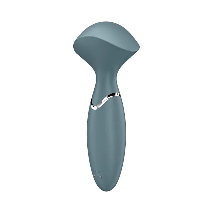 Satisfyer Satisfyer Mini Wander Wand Vibrator Stone Grey Vibrators
