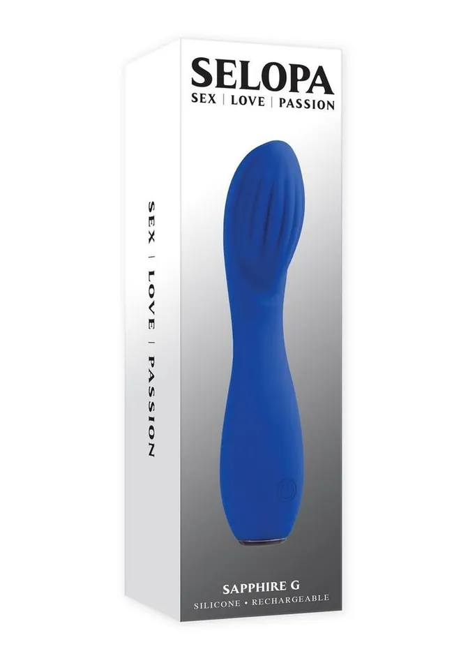 Selopa Female Sex Toys Selopa Sapphire G Rechargeable Silicone Vibrator