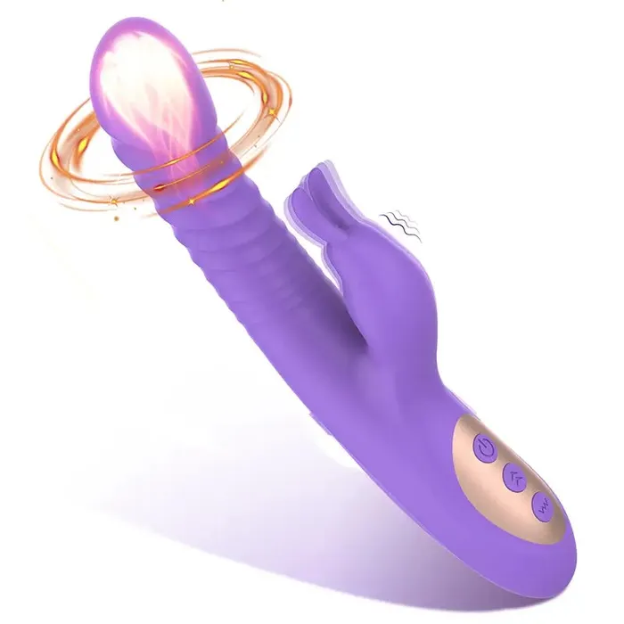 Stretchy Swing Heated Moe Rabbit Vibrator Inyarose Female Sex Toys