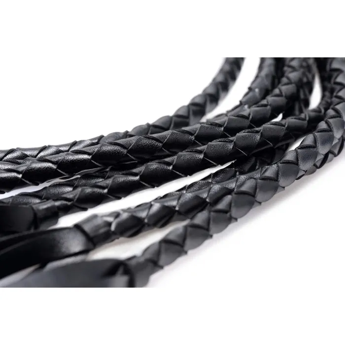 Strict 8 Tail Braided Flogger Black Strict Anal Strict 8 Tail Braided Flogger Black Strict Anal